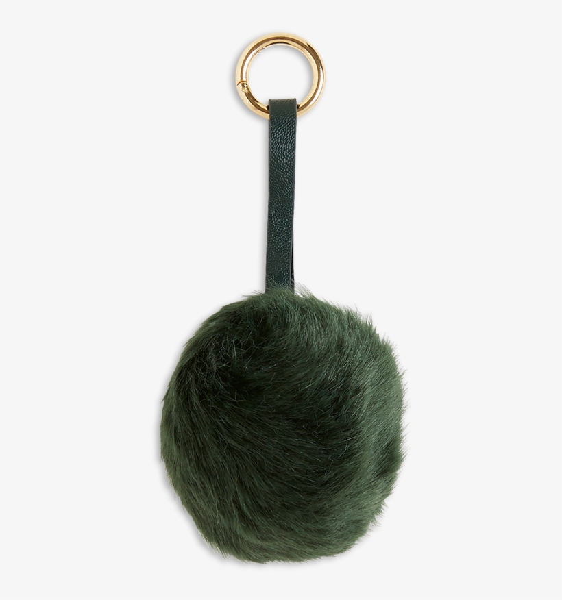 Pom Pom Keyring Aqua - Keychain, transparent png download