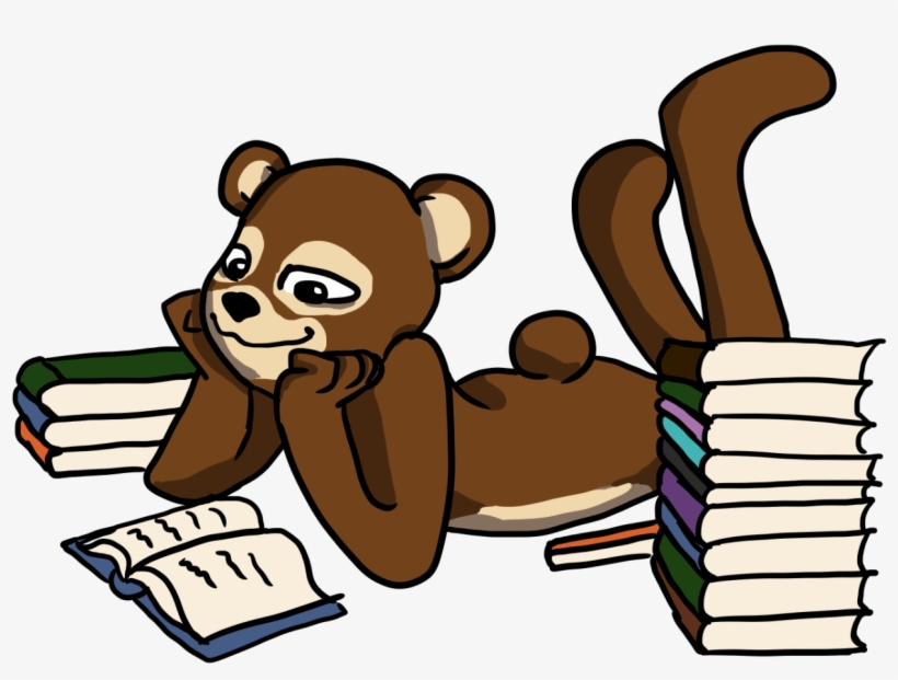 Baker Bear Reading - Clara Byrd Baker Elementary School, transparent png download