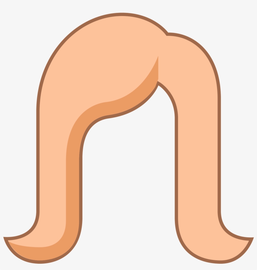 Woman's Hair Icon, transparent png download