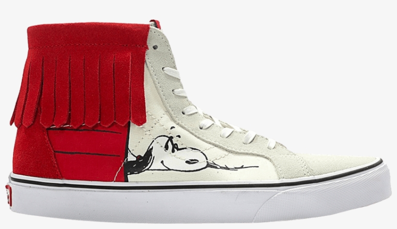 Peanuts X Sk8-hi Moc 'dog House' - Sneakers Vans W Sk8-hi Moc Dog House/bone, transparent png download