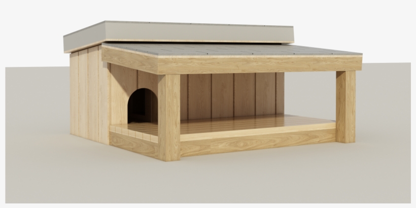 Plans To Build A Medium Sized Dog House With A Covered, transparent png download