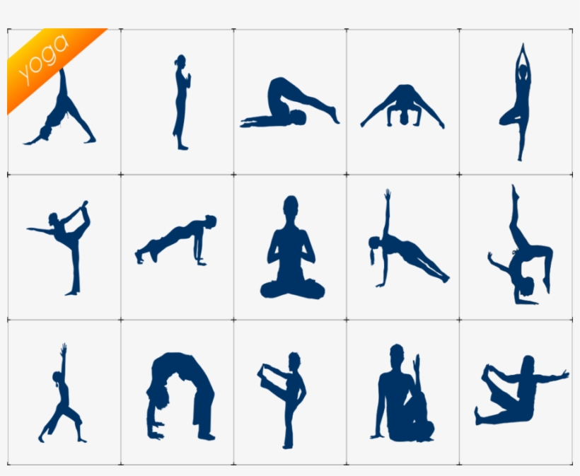 Download Yoga Asanas Clipart Yoga Asana Clip Art Yoga - Yoga For Uterus Problem, transparent png download