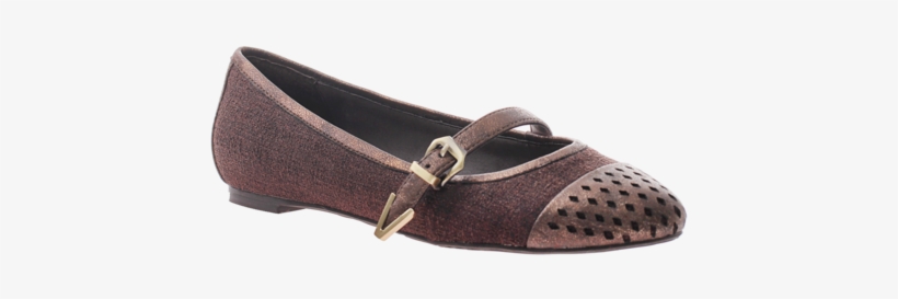 Gin In Dark Brown Ballet Flats - Shoe, transparent png download