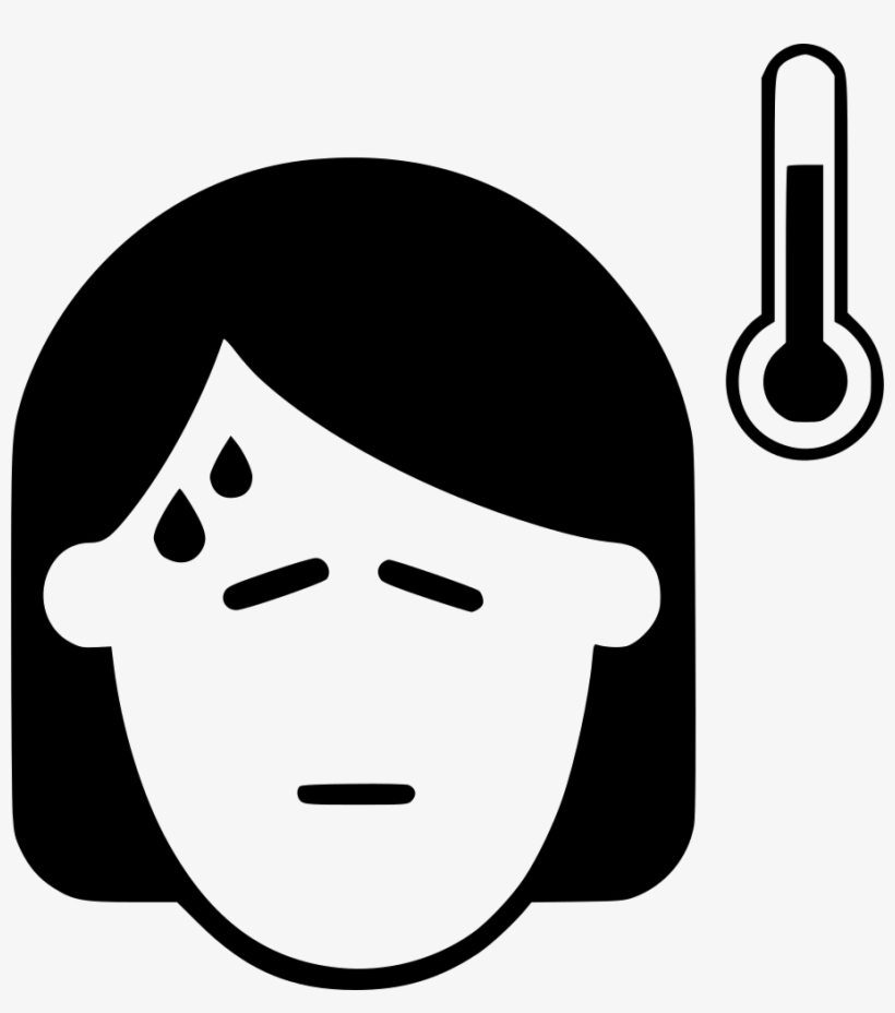 Fever Woman Line Comments - Fever Icon Png, transparent png download