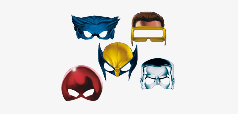 X-men Masks So You Can Be Wolverine Or Cyclops Or Beast - X Men Theme Party, transparent png download