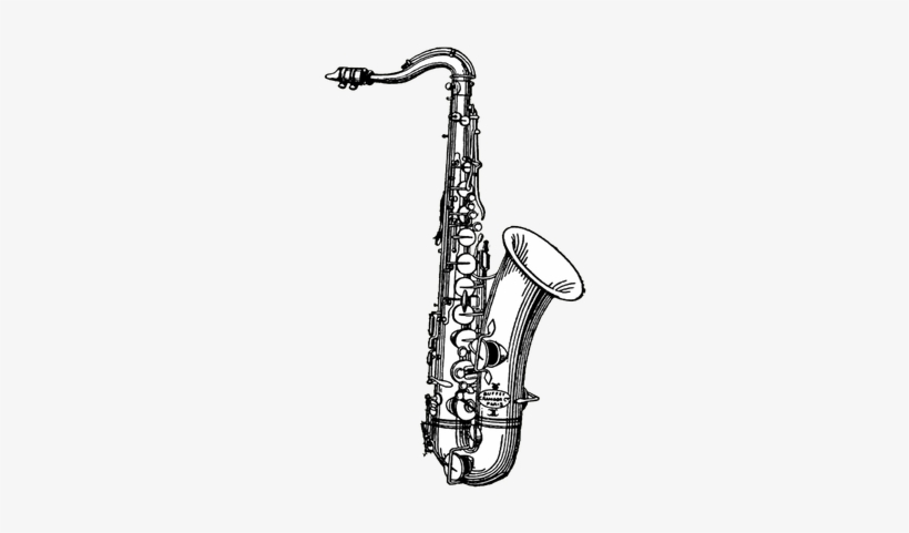 Saxofón Ilustración - Saxophone Clip Art Transparent Background, transparent png download