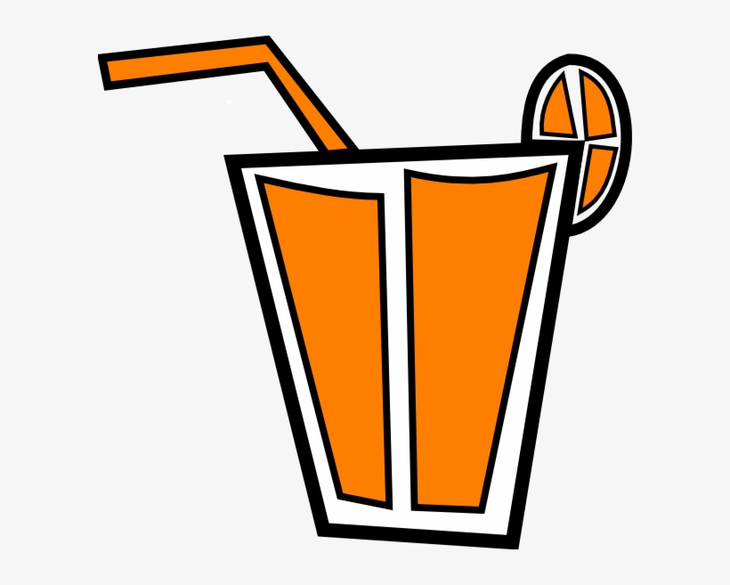 Cocktail Clip Art - Orange Smoothie Clip Art, transparent png download