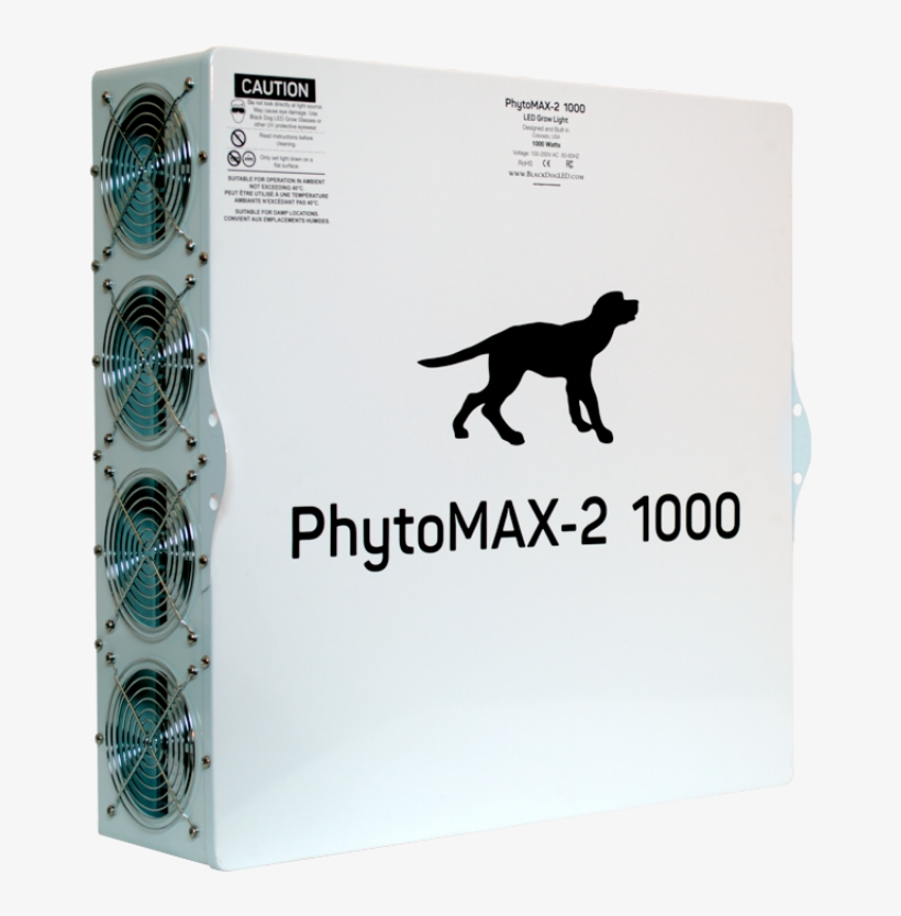 Pm2 1000 Back Right - Black Dog Led Grow Phytomax 2, transparent png download