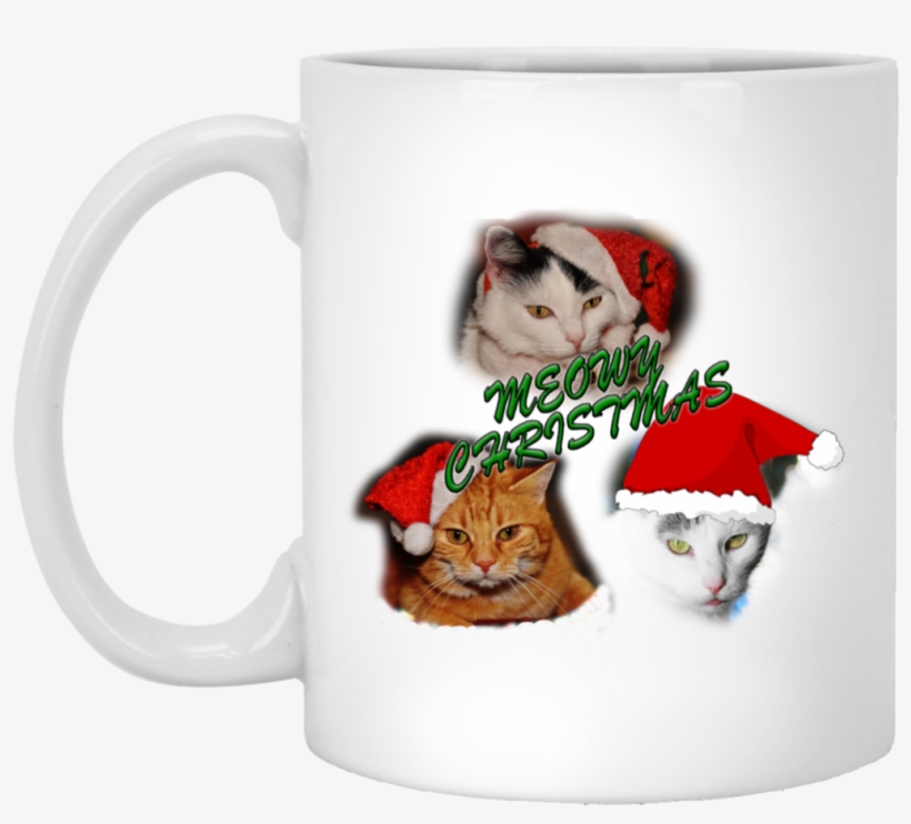 Christmas Cat Mug - Christmas Ornament, transparent png download