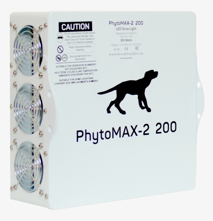 Black Dog Led Phytomax-2 200 Grow Light - Black Dog Led Phytomax-2 600 Led Grow Light, transparent png download