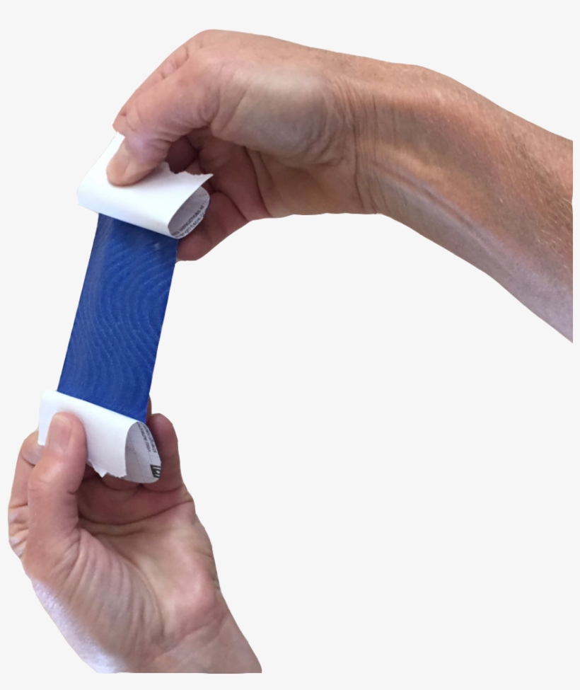 How To Apply K Tape - Kinesio Tape Stretching, transparent png download