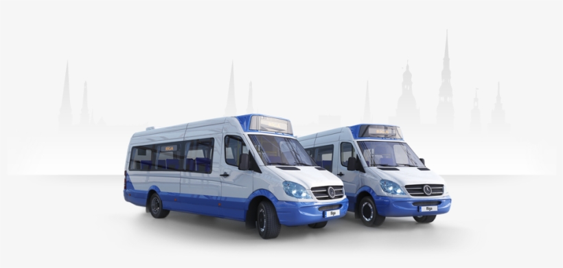 Rīgas Mikroautobusu Satiksme Riga City Public Transport - Minibus, transparent png download