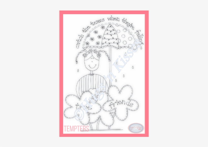 True Friends Catch The Tears When They're Falling - Doodle, transparent png download