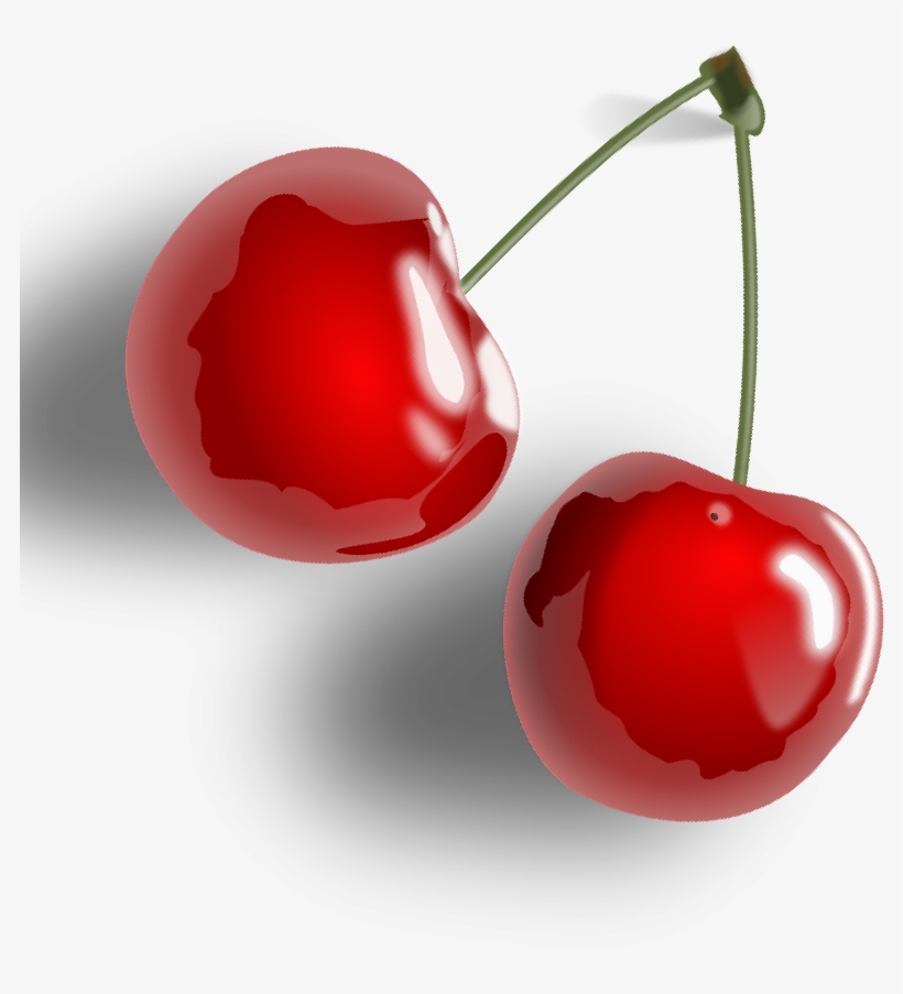Output Image - Red Cherries Shower Curtain, transparent png download