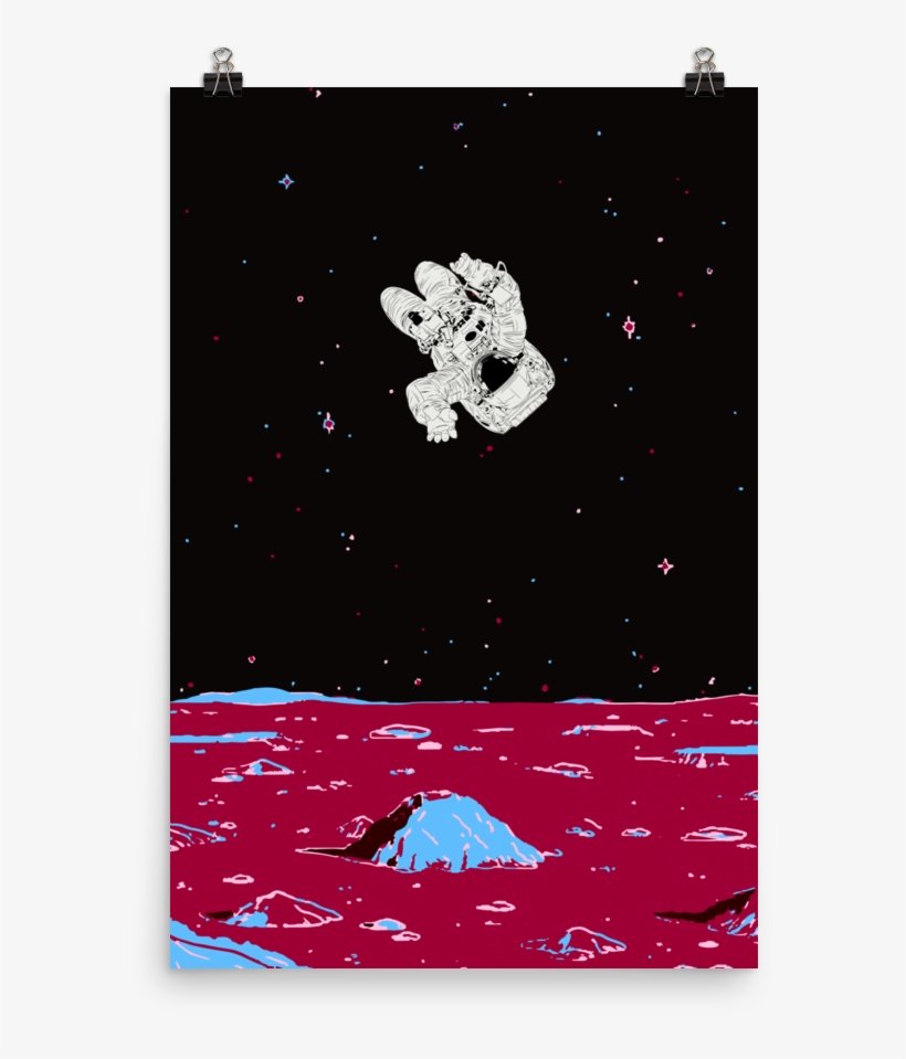 Falling Astrounaut Wall Poster - Society6 G. Slim Iphone 8 Plus Case, transparent png download