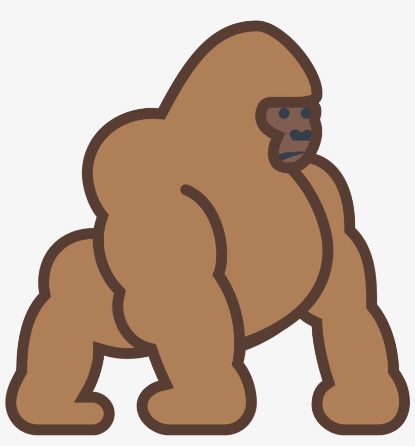 Collection Clipart Png Gorilla - Clip Art, transparent png download