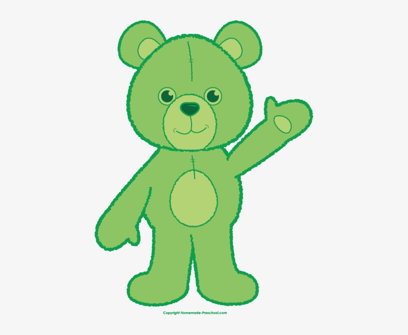 Click To Save Image - Green Teddy Bear Clipart, transparent png download