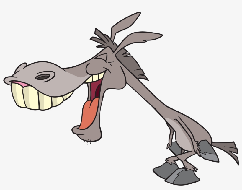 Pictures Farm Animals Clip Art Clipart Panda Free Images - Laughing Donkey Cartoon, transparent png download