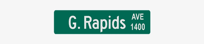 36" X 9" High Intensity Prismatic Street Blade - Nz Street Name Signs, transparent png download