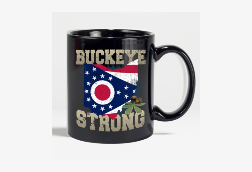 1ohio State Flag Buckeye Strong Coffee Mug - Buckeye Strong Ohio State Coffee Mug 11oz, transparent png download