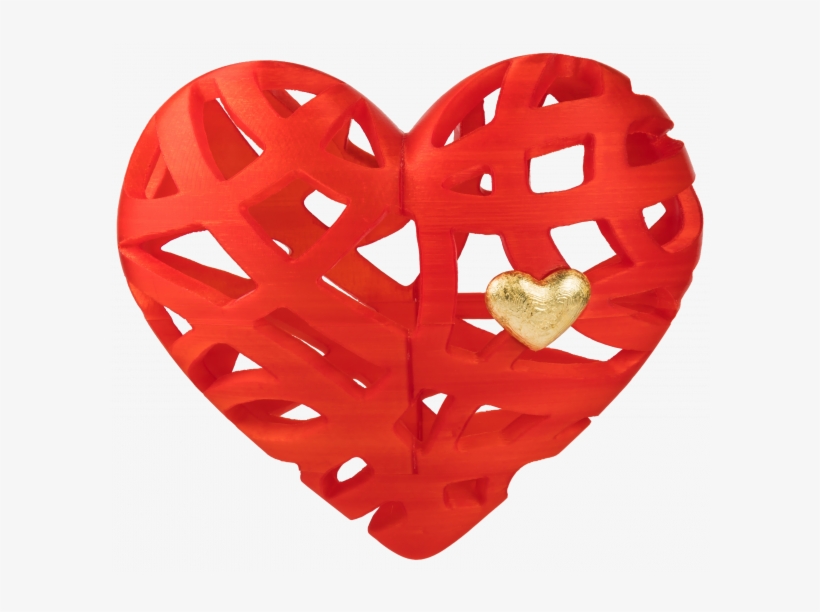 2018 Table Top Heart By Dilek Sezen "heart 2 Heart" - Art Sculptures Of Hearts, transparent png download