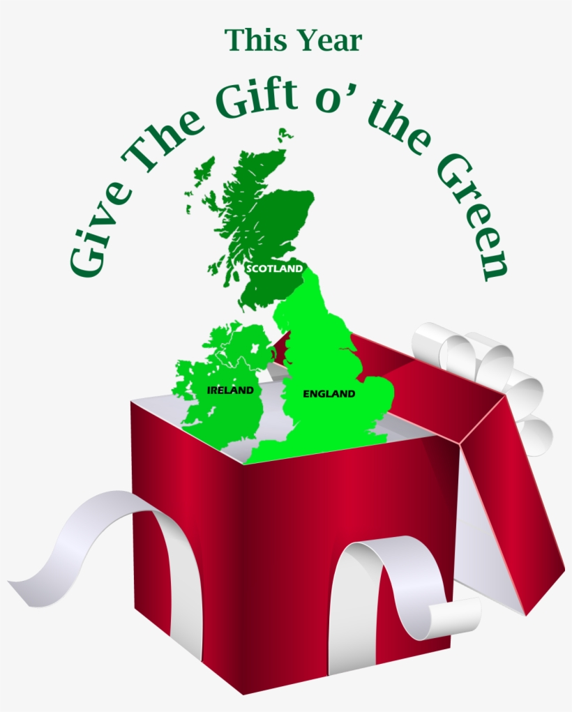 Why Not Give The Gift O' The Green - Map - Douglas Baby Blanket, transparent png download