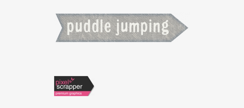 Puddle Jumping Label - Scrapbooking PNG Image | Transparent PNG Free ...
