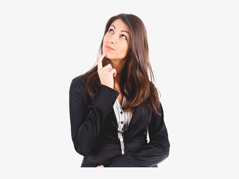 You Purchase A Hotel Room From The Developer And Then - Woman Thinking Png, transparent png download