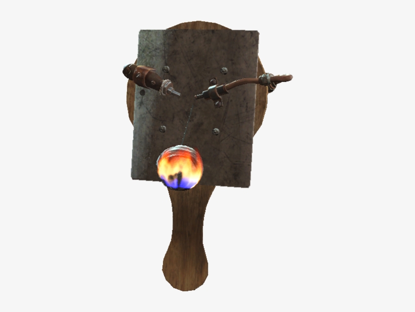 Fo4 Nw Paddleball Flame - Wood, transparent png download