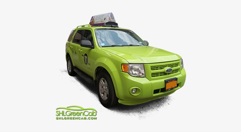 Green Hybrid Cabs For Rent $450/week - New York City, transparent png download