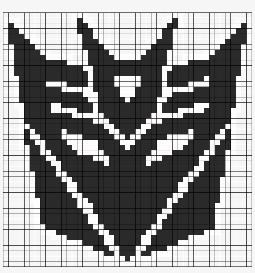 Transformers Decepticon Symbol Perler Bead Pattern - Transformers Decal, transparent png download