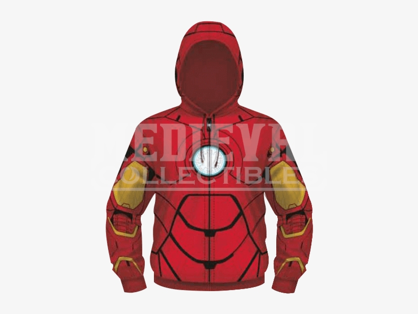 Iron Man Suit Hoodie, transparent png download