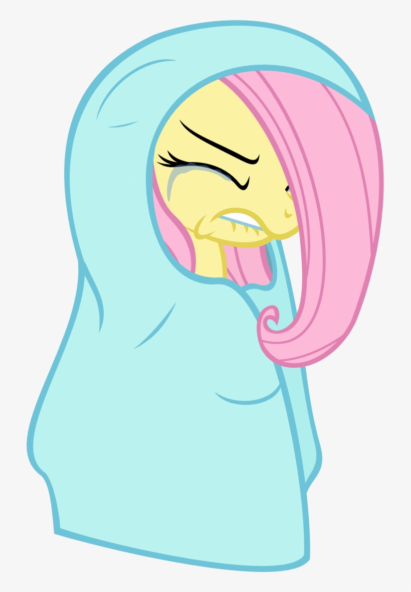 Newbord Bedding - Fluttershy Scared Crying, transparent png download