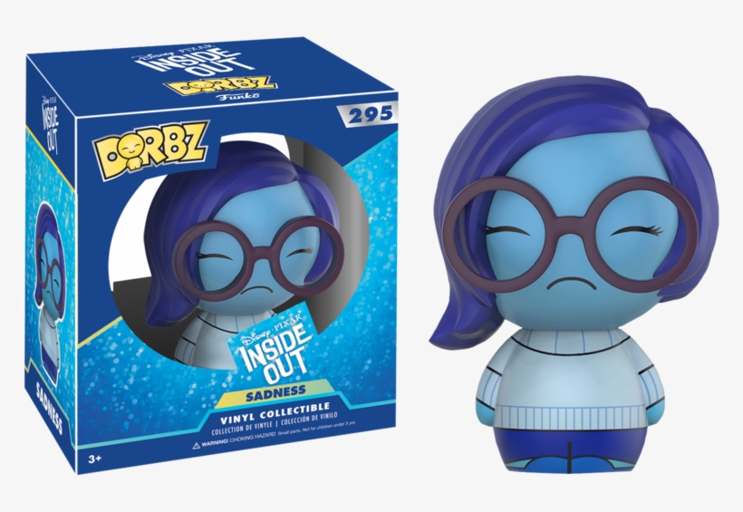 Sadness Dorbz Vinyl Figure - Inside Out - Sadness, transparent png download