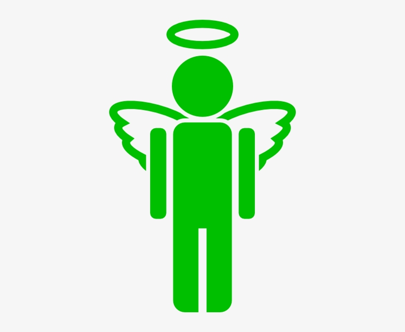This Free Clip Arts Design Of Green Angel - My God Is Bigger Than Yours, transparent png download