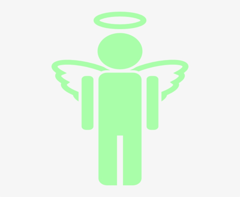 This Free Clip Arts Design Of Green Unknown Angel - Angel, transparent png download