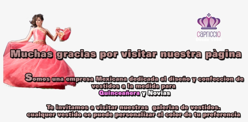 Capriccio, Quinceañera, Vestidos De 15 Años, Xv, Vestidos - Guadalajara, transparent png download