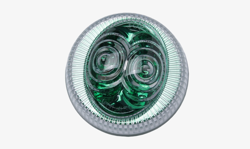 Model Sl2500 Green Ref Amber Marker/clearance Lamp - Circle, transparent png download