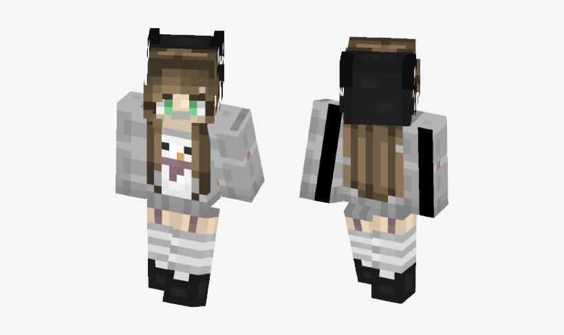 Kitty Ears Snowman Sweaters Minecraft Png Image Transparent Png Free Download On Seekpng