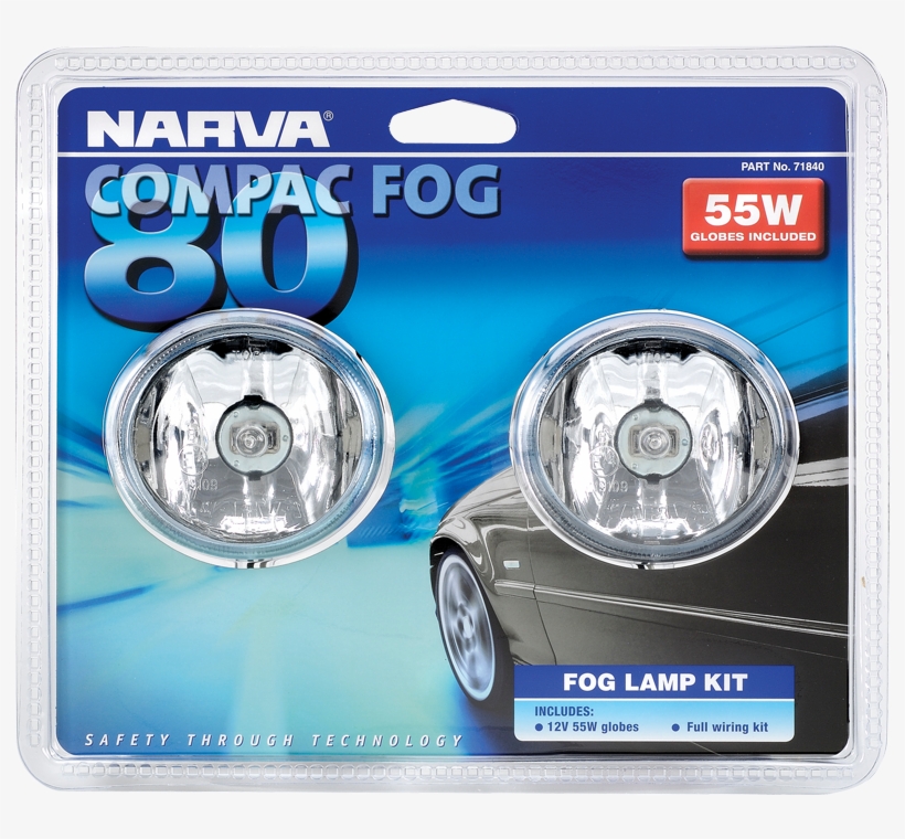 Compac 80 Oval Fog Lamp Kit - Circle, transparent png download
