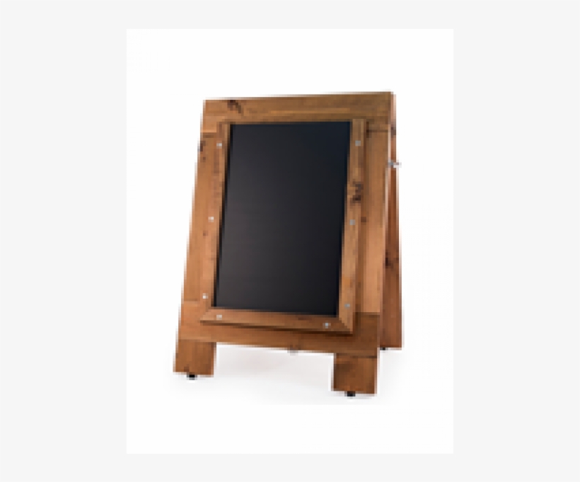 Wooden A Board - Blackboard, transparent png download