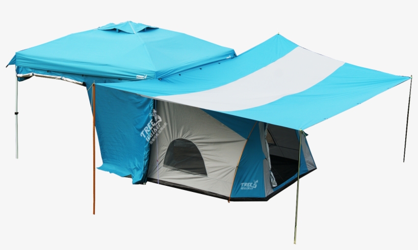 Gazebo Side Tent, Camping Tent - Tent, transparent png download