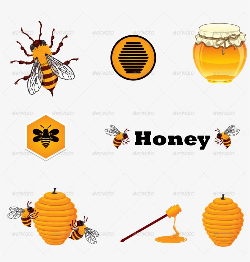 Honeybee Comb Honeybee Comb - Honey Bee, transparent png download