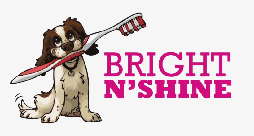 Dog Brushing Teeth Clipart - Dog, transparent png download