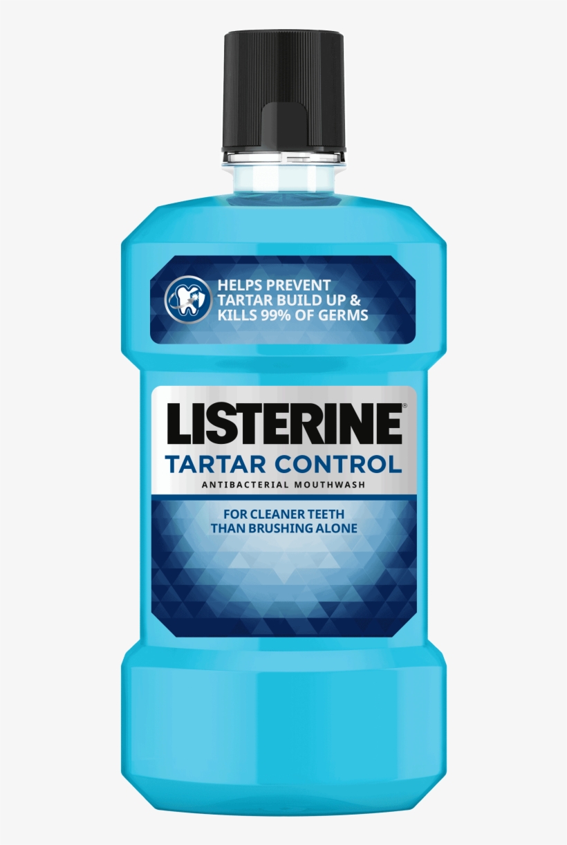 New Listerine Tartarcontrol Clean - Listerine Cool Mint 500ml, transparent png download