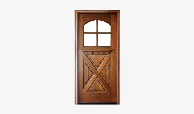 4lt Mahogany Dutch Door With Clear Beveled Low-e Arched - Dutch Door, transparent png download
