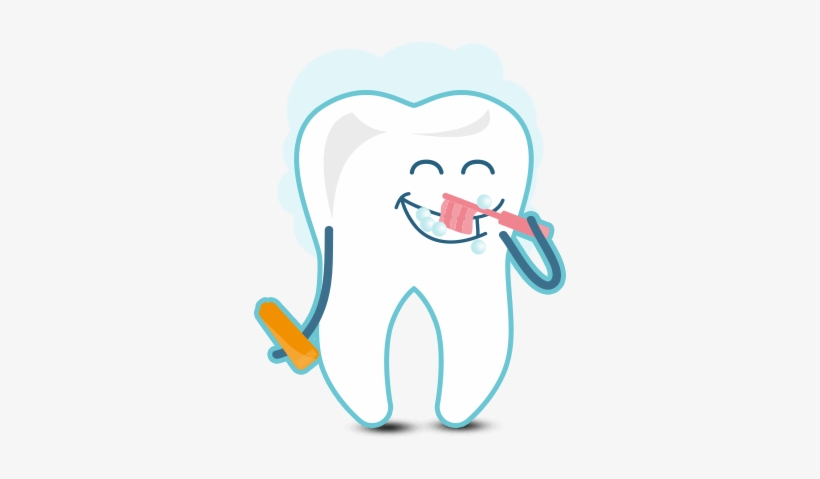 Healing Brushing Teeth Clipart - Tooth Brushing, transparent png download