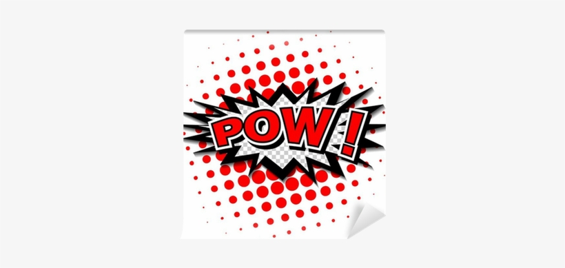 Comic Speech Bubble, Cartoon Wall Mural • Pixers® • - Superhero Speech Bubble Zap, transparent png download
