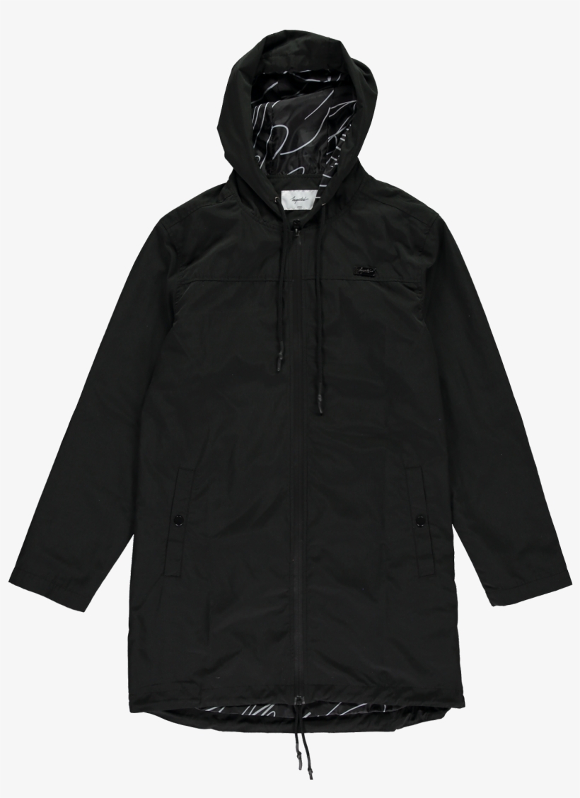 Scribble Raincoat Black - Coach Thompson Parka, transparent png download