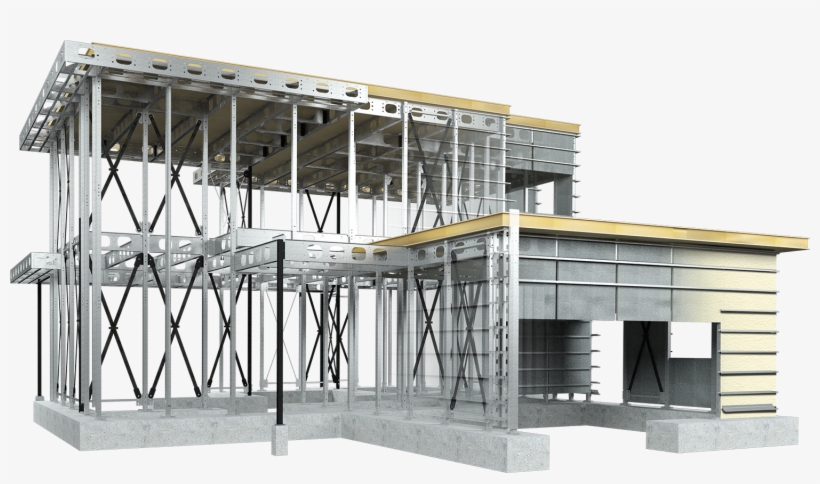 Steel Structure & Sip Panels - Building Structure Png, transparent png download